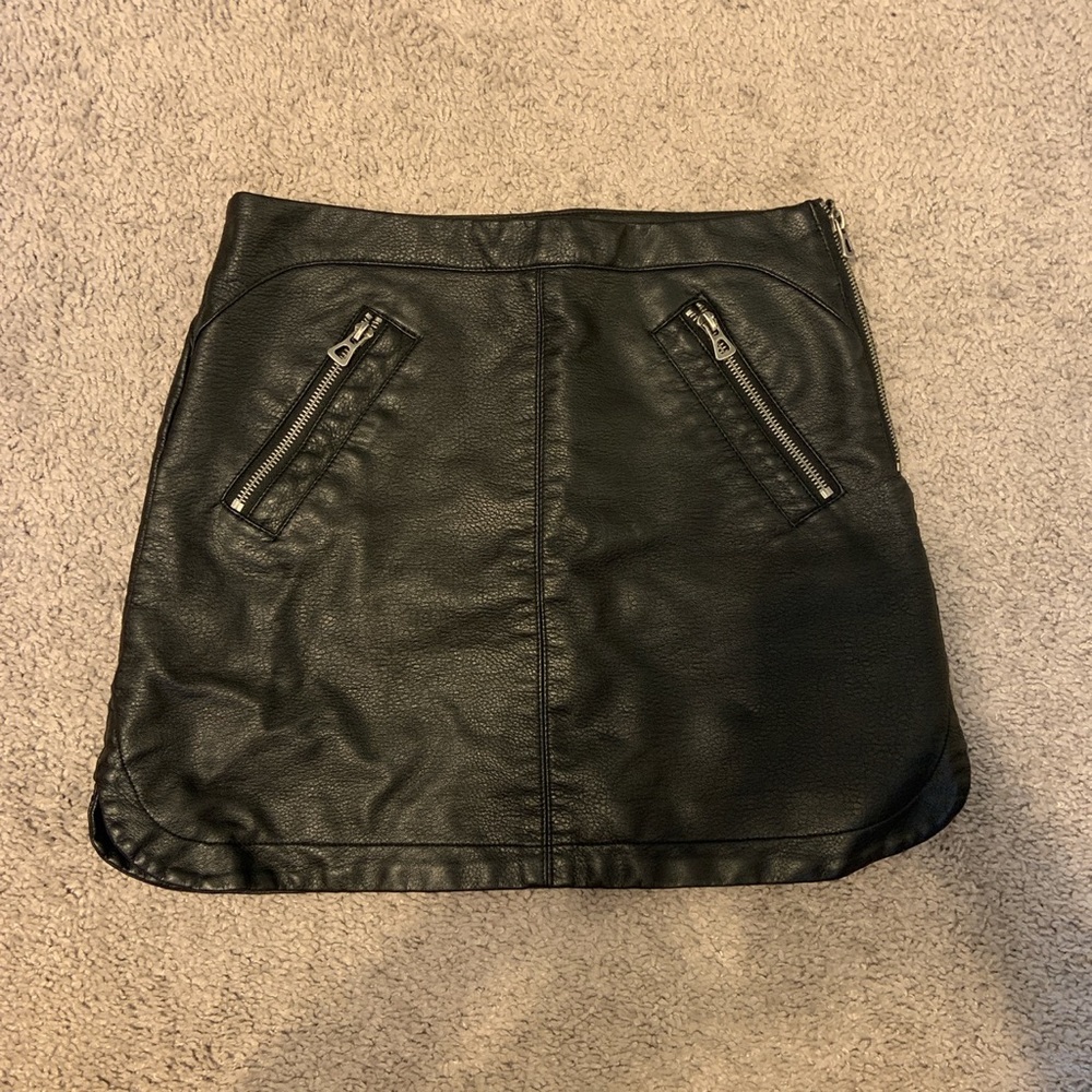 Urban Outfitters Silence and Noise Faux Leather Mini Skirt